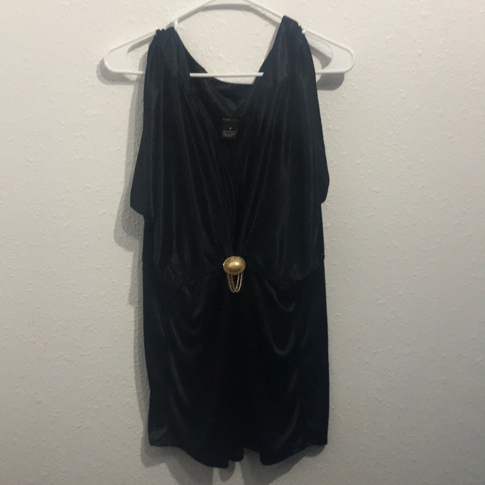 BCBGMAXAZRIA Black Evening Shirt
